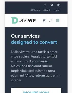 Notice how you scroll within the menu's fixed height while scrolling