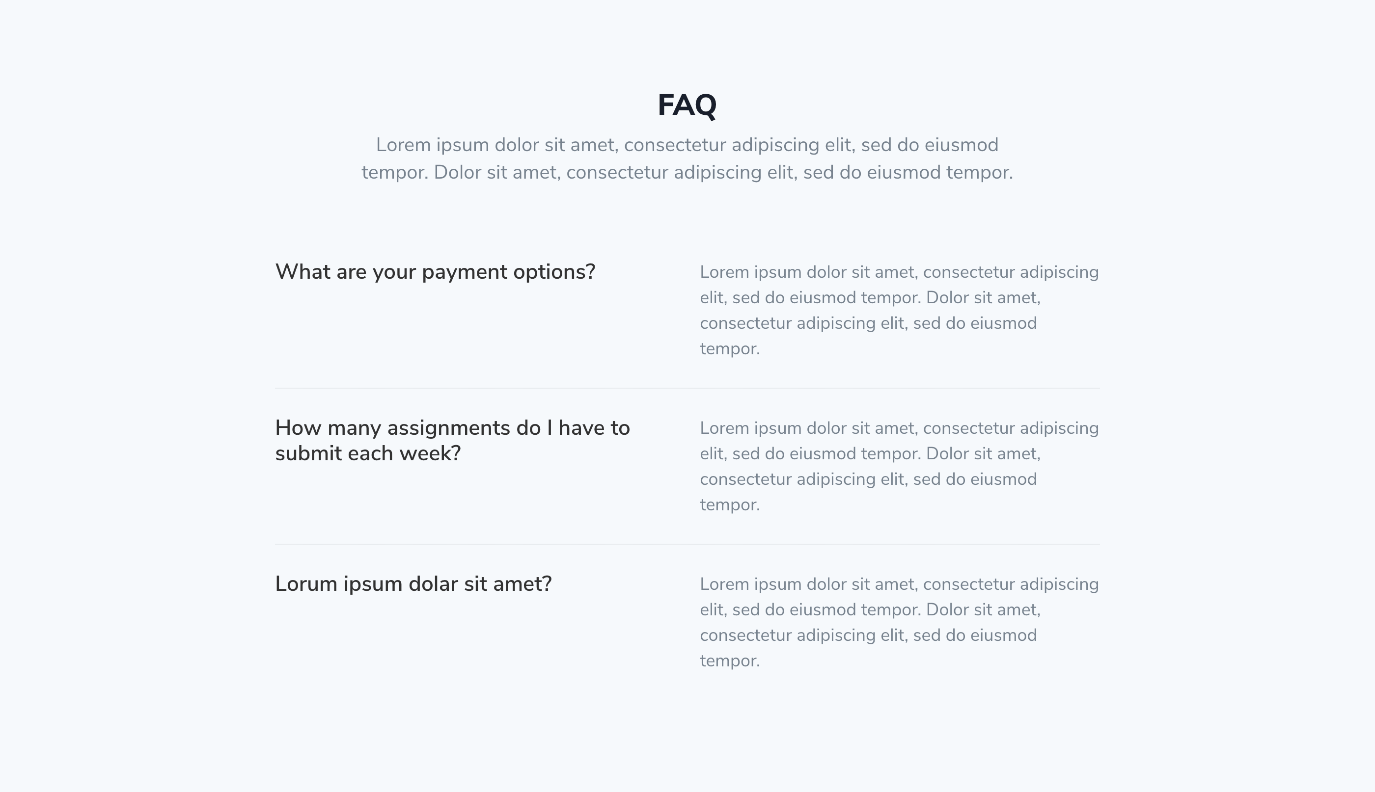 FAQ Section 2