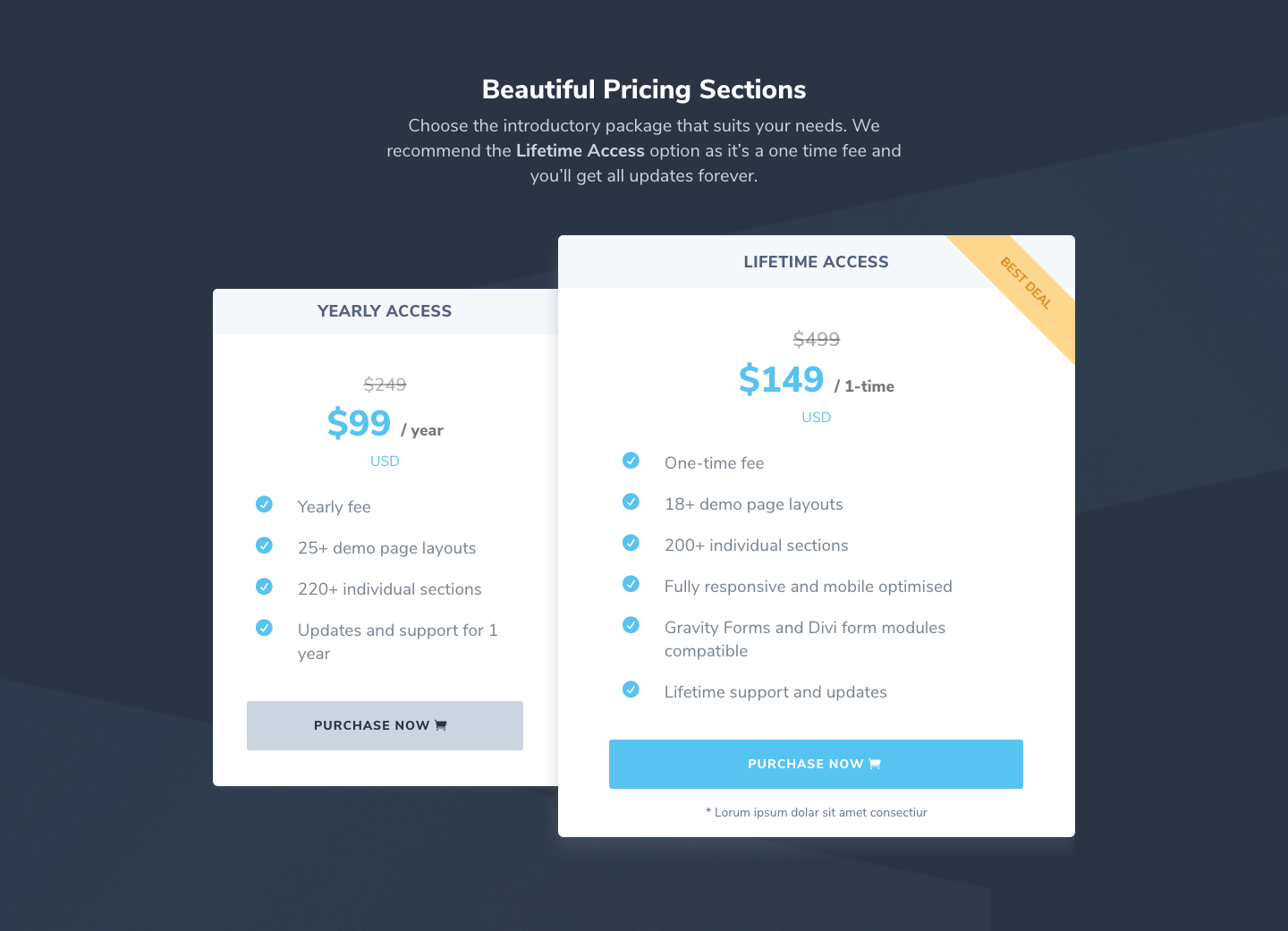 Pricing Section 1