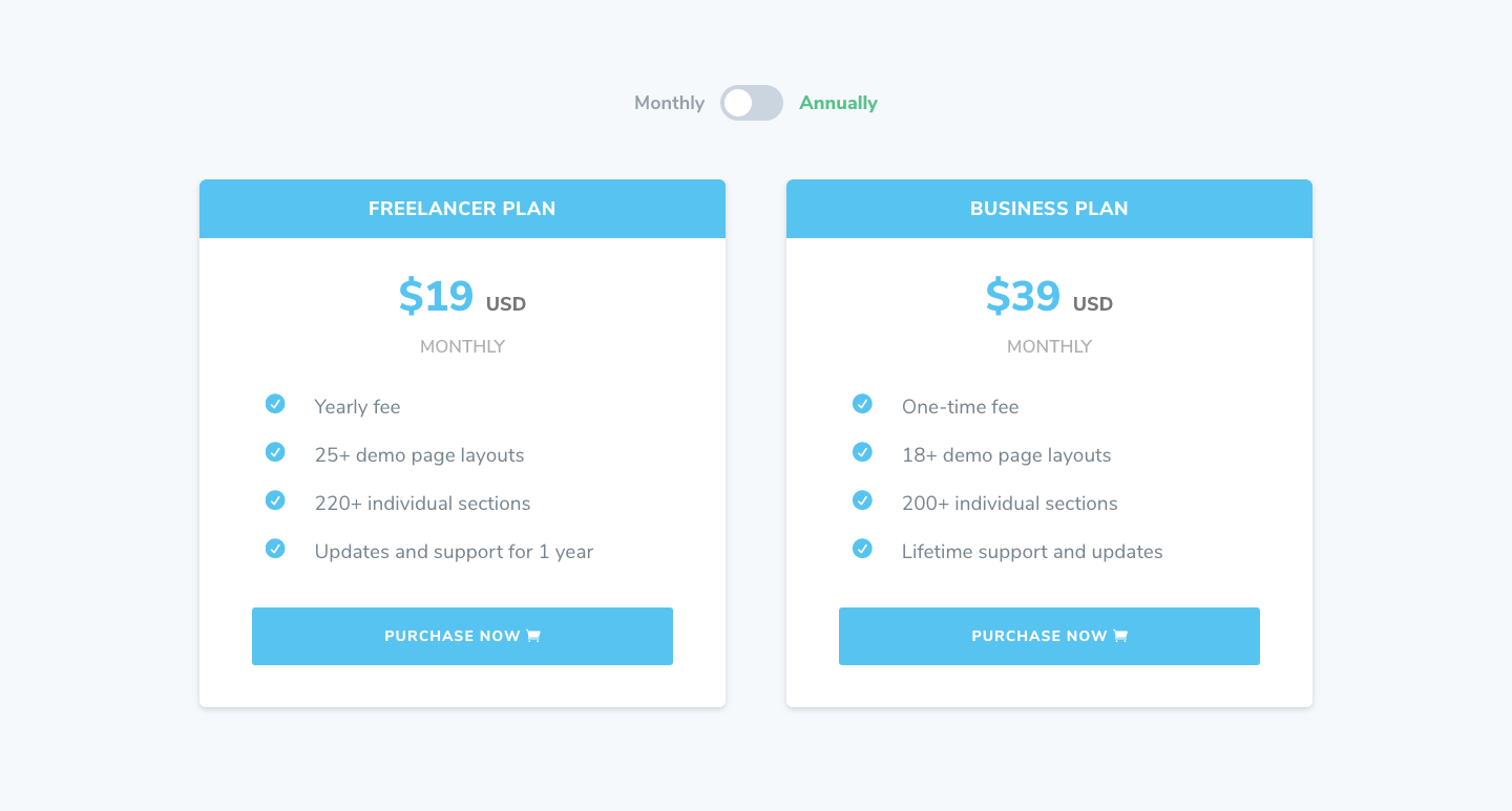 Pricing Section 17