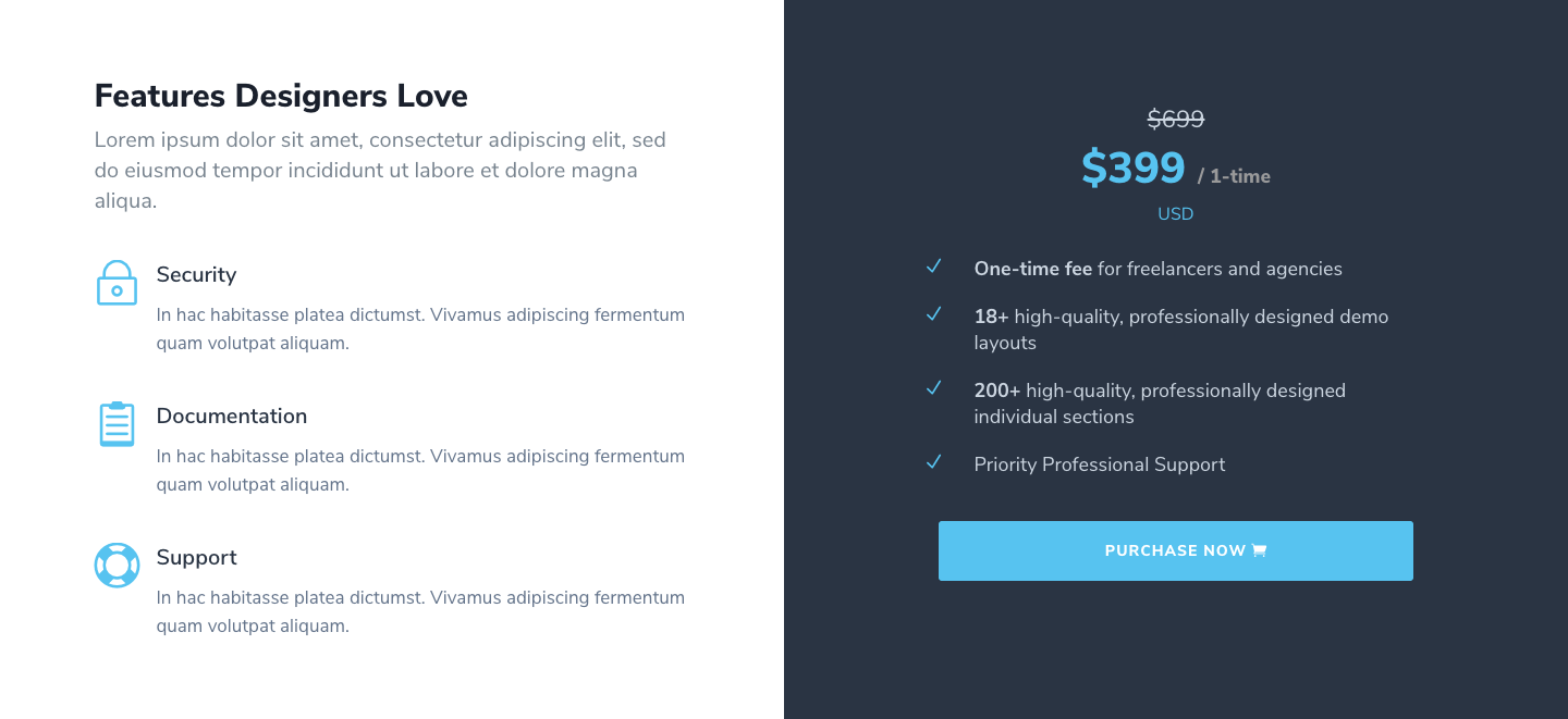 Pricing Section 21
