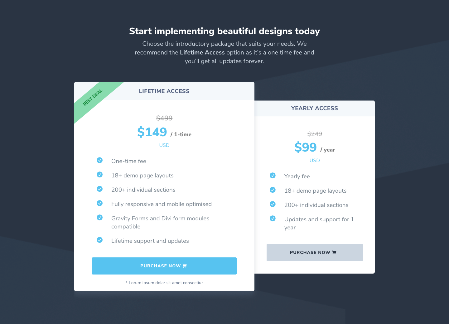 Pricing Section 5