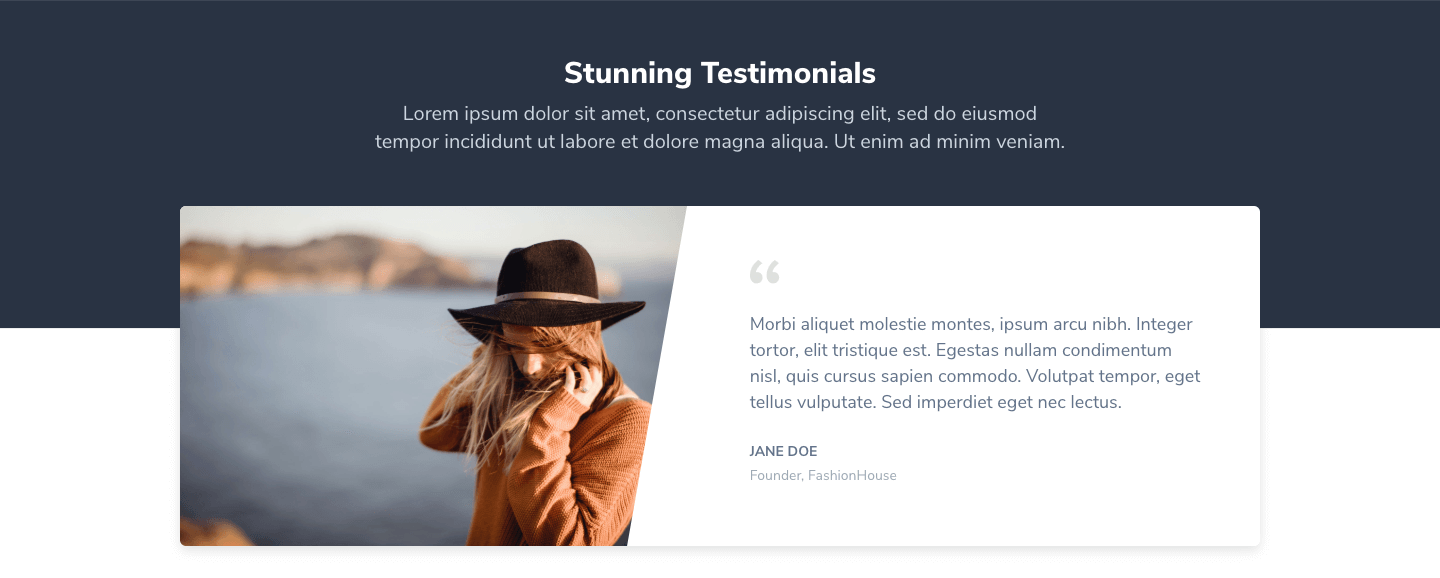Testimonial Section 1