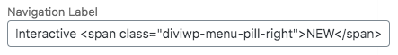 the example below