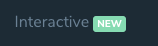 With CSS, it looks like this