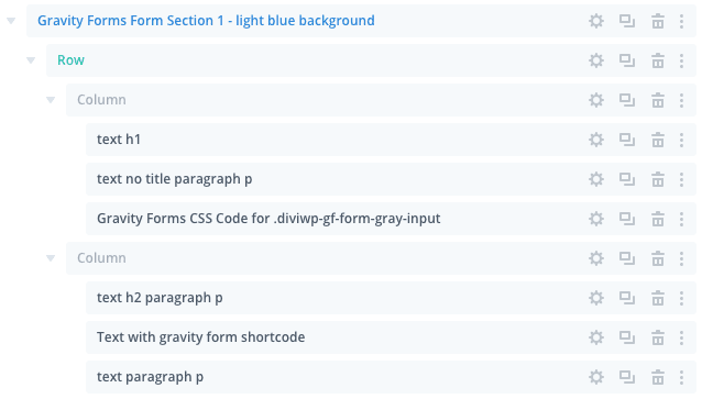 In order for your Gravity Forms to work with the correct custom CSS within each section, you'll need to identify which…