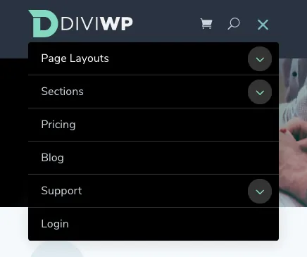 If you want to experiment with a dark mode for the sub-menu, you could use Header 6 as a starting point