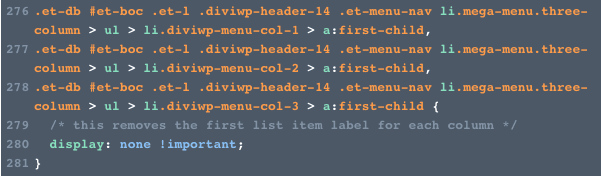 You'll need to create a nested hierarchy as per the example menu setup below