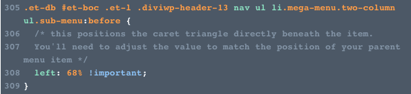 You can do this by opening up the Custom CSS module and then playing around with the percentage value on line 308 to…