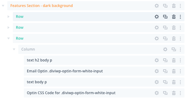 In the layers view below, you can see the Custom CSS module which is targeting the Email Optin Module with a custom class of…
