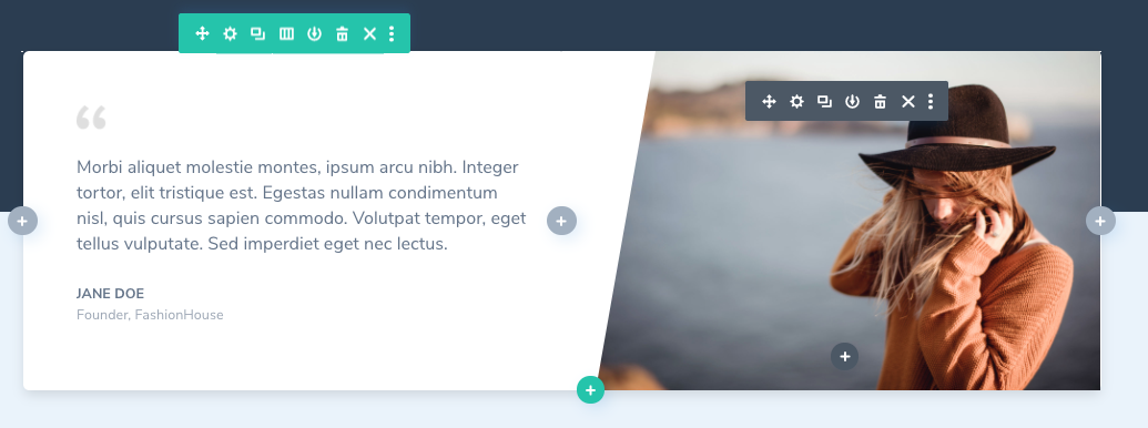 You can easily change any of the text and image using Divi's normal editing tools from within each module via the Visual…