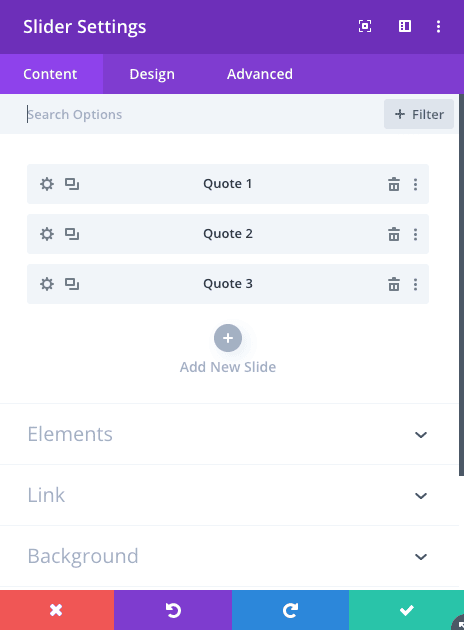 You can edit this slider module just like any normal slider module