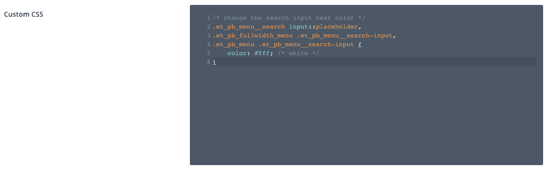 You can cut and paste this snippet into your Divi Theme Options → Custom CSS . Here is example image