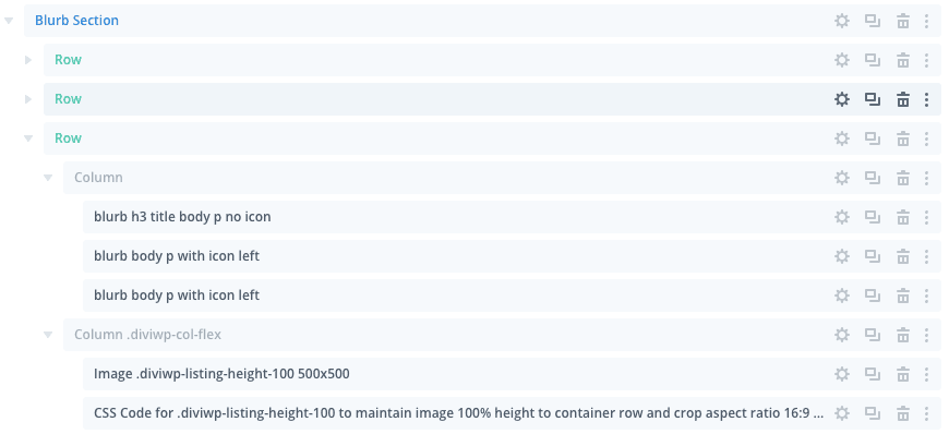 Let's look at the above section via the Layers View below