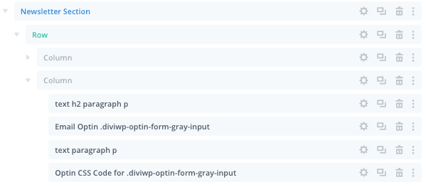 Newsletter Section - Email Optin Module