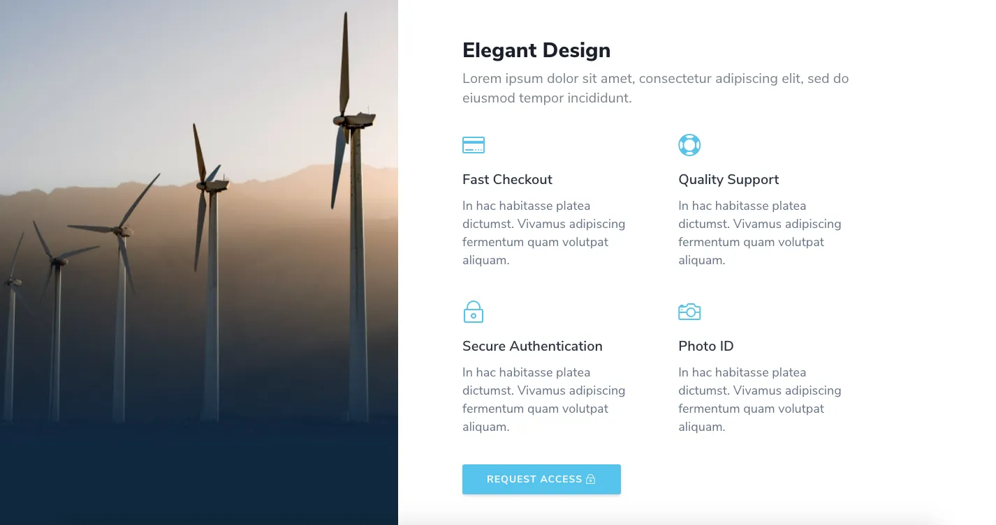 Feature Section - Image Module