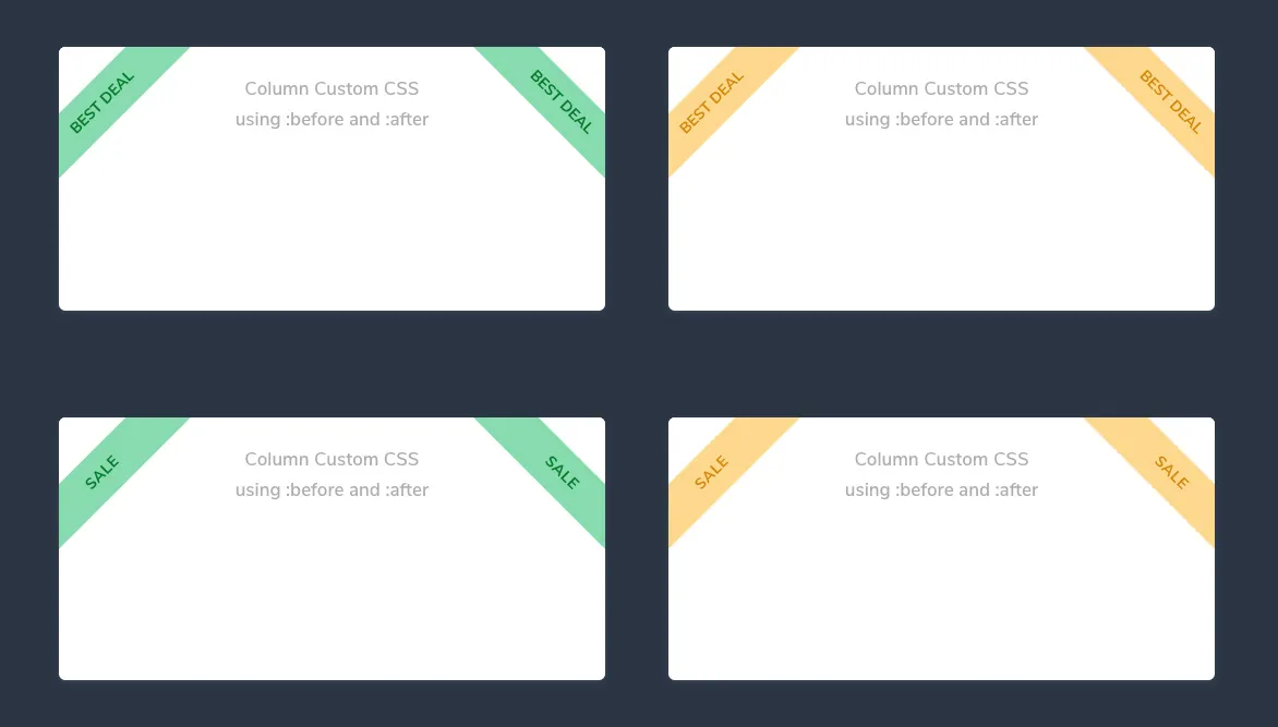 You can adjust any of the text, colors and padding values here