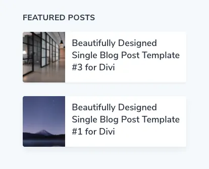 Featured Posts
