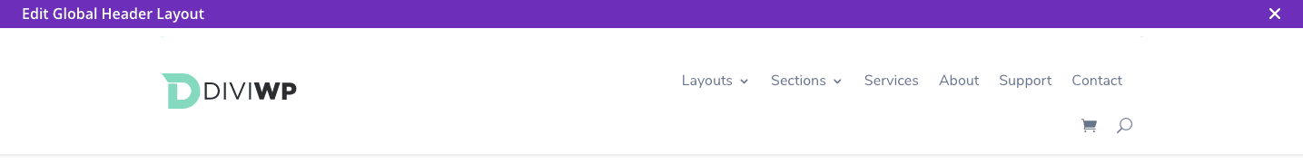 The Visual Builder Quirk with the icons below the menu text