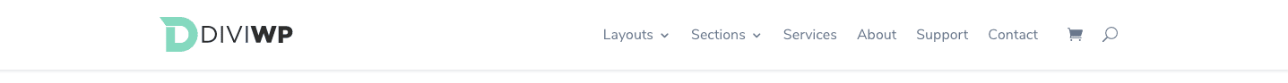 And the same header template displaying on the front-end